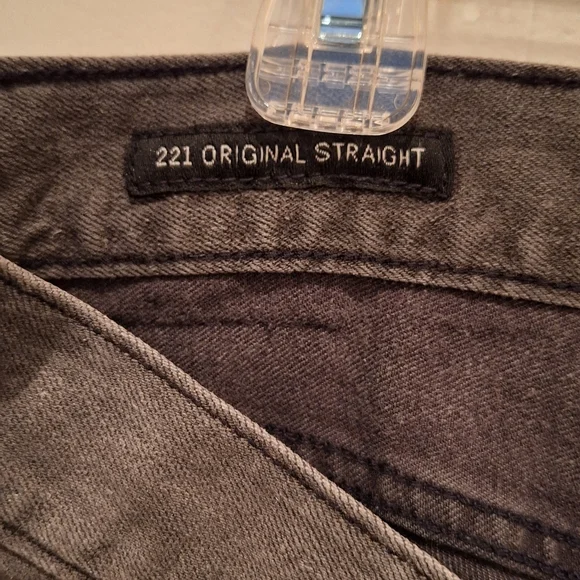 Lucky Brand(Lot of 2) 221 Original Straight Jeans Mens Sz 38X30 Gray Wash Denim - Picture 13 of 14